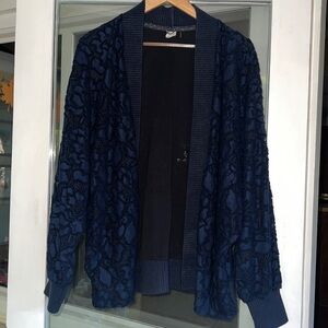 Anthro Open Lace Cardigan